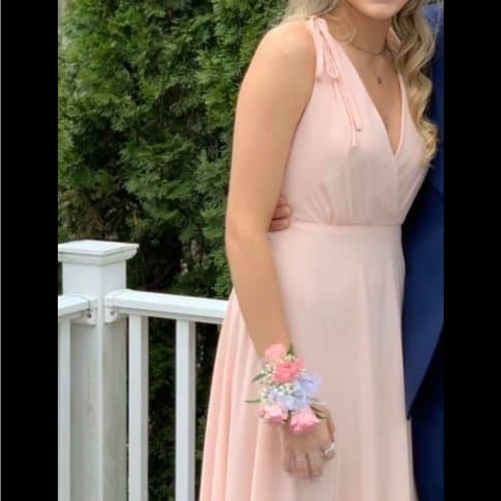 Lulu's Blush Pink Maxi Dress - Picture 7 of 7